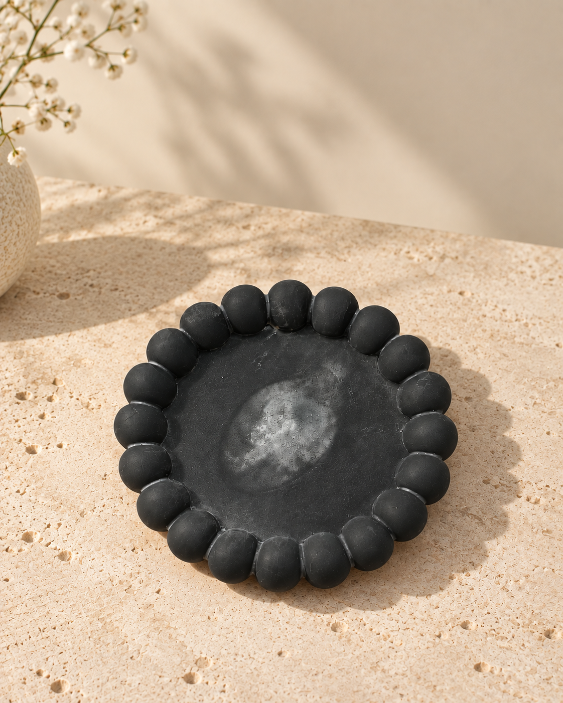 Midnight Pebble Tray