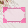 Berry Blush Paper Placemats — Pack of 6