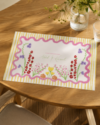 Mess In Full Bloom — Personalized Table Mat Set